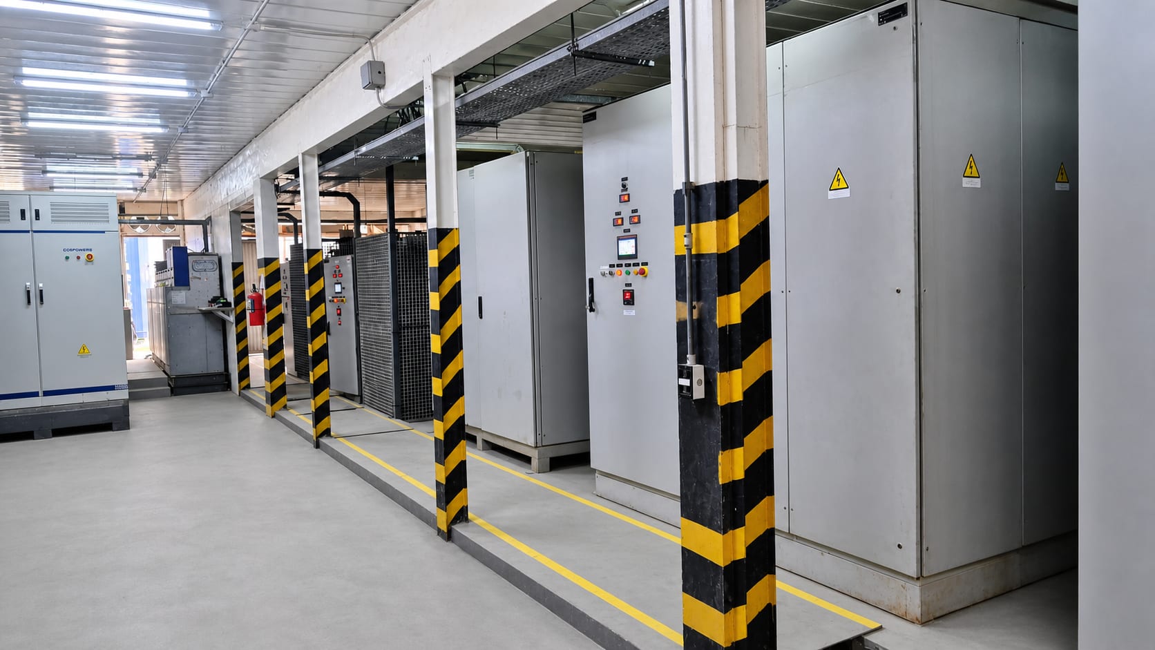 Sala de rectificadores y tableros de potencia para el proceso electroquímico